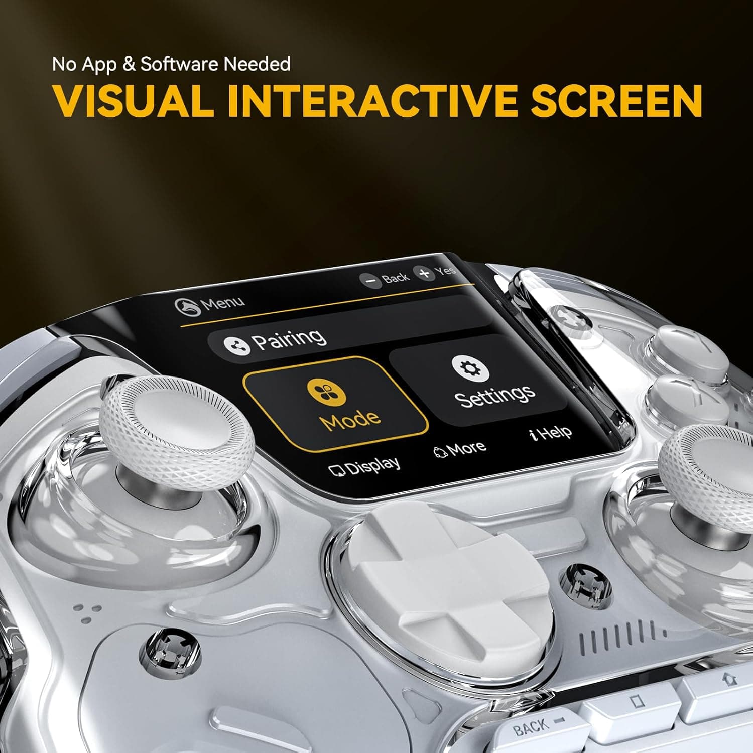 Manba One Wireless Gaming Controller with Interactive Screen for