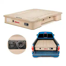 Pittman Outdoors - Truck Bed Air Mattress with Pump for Standard Truck Beds, 6' - Tan