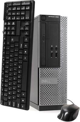 Dell - Refurbished Excellent - Optiplex 3020 SFF Desktop Computer, Intel Core i3 4130 3.40GHz, 4GB RAM, 500GB HDD, DVDRW, USB 3.0, Windows 11 Pro - Black