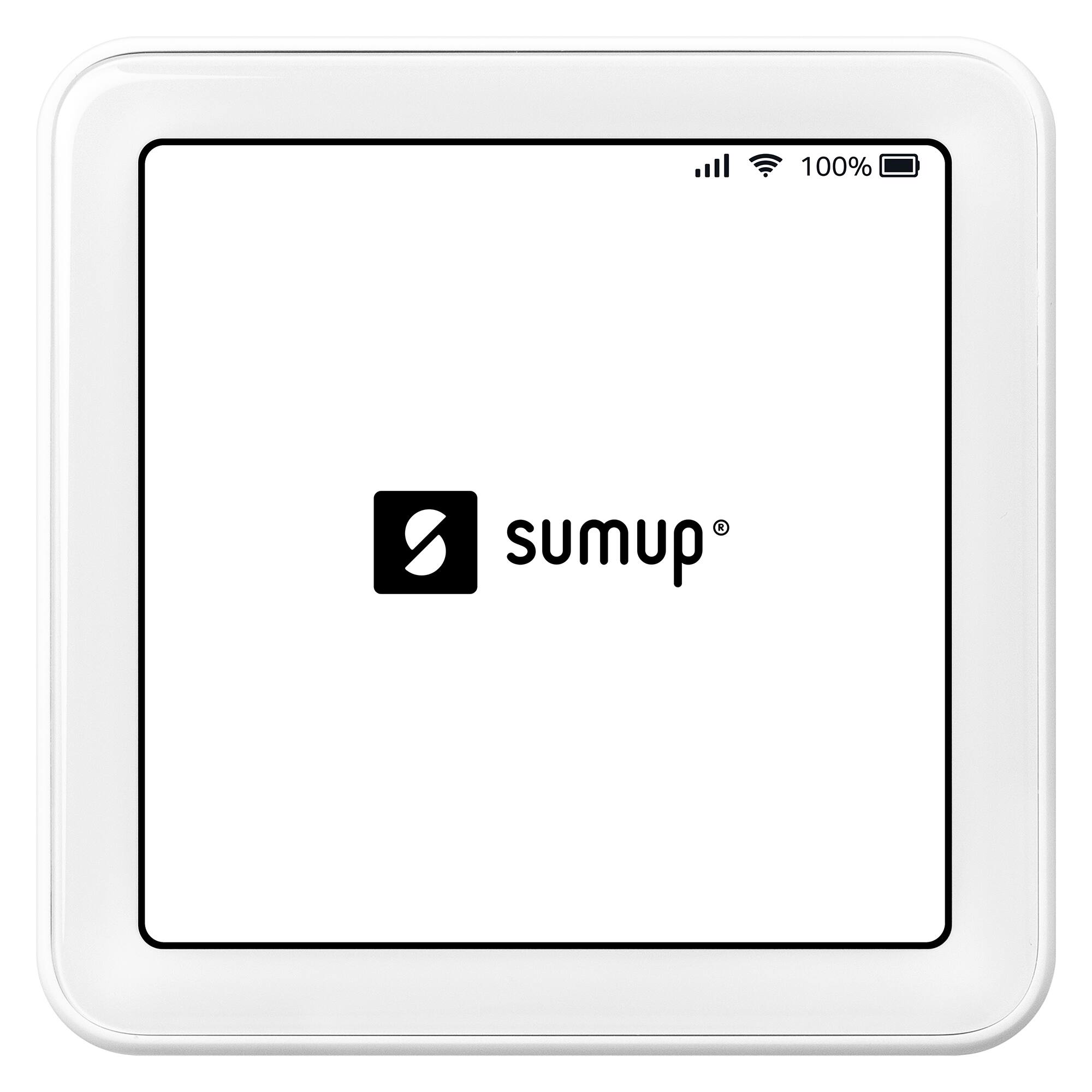 Front. SumUp - Solo Credit Card Reader - White.