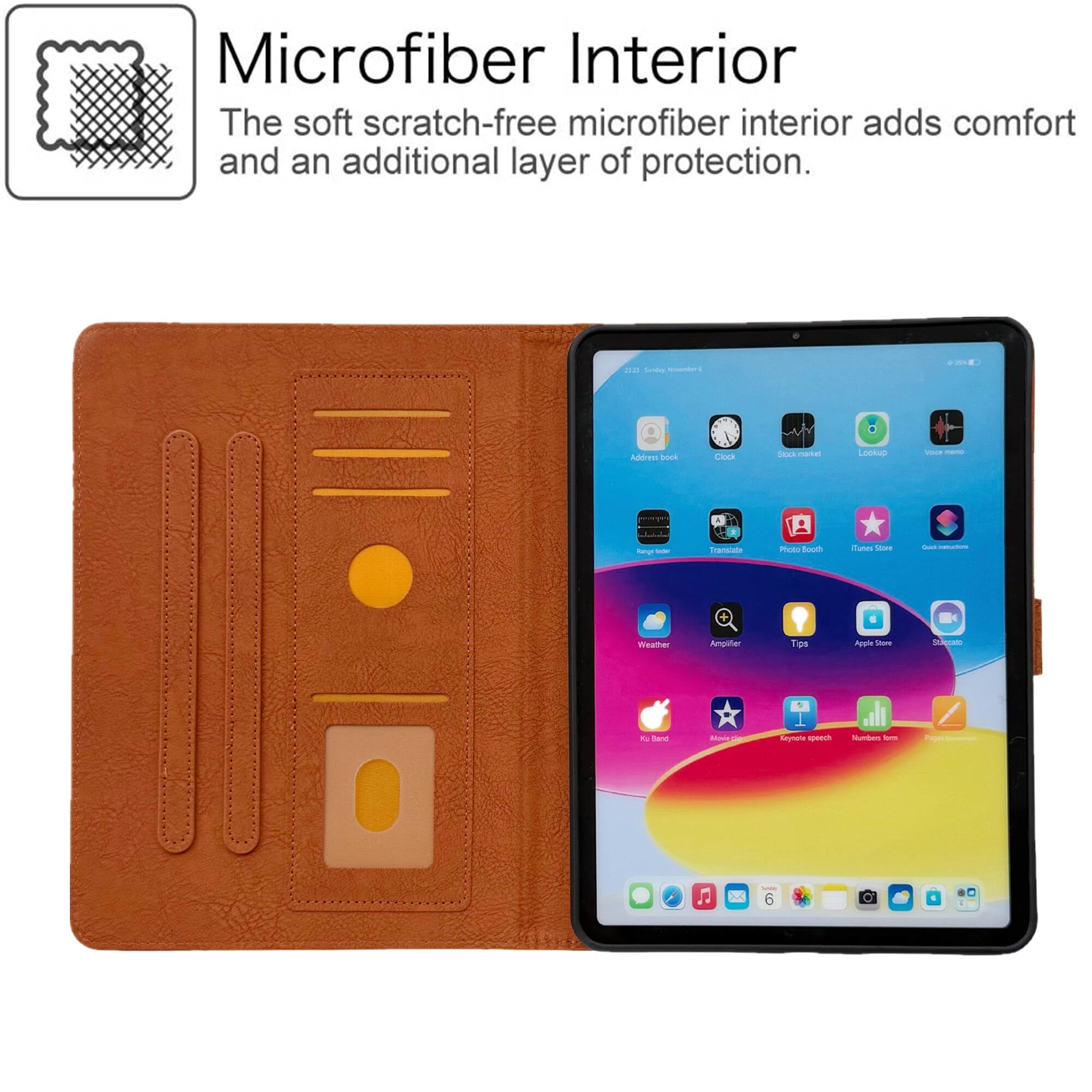 Microfiber Interior  
The soft scratch-free microfiber interior adds comfort and an additional layer of protection.
