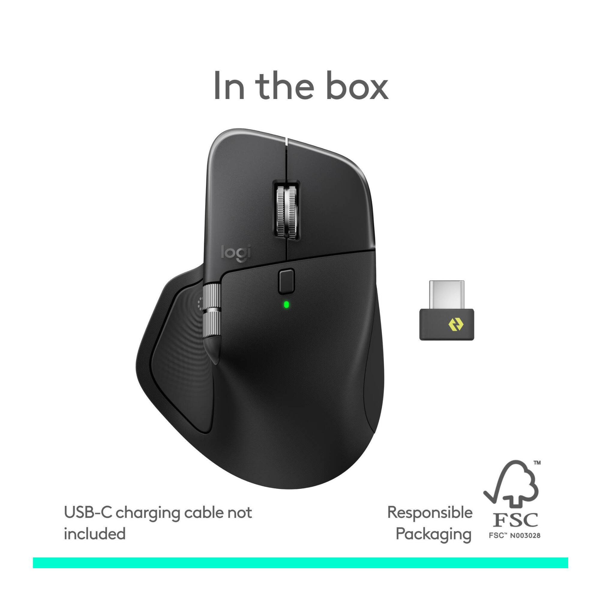 Logitech MX Master 4 Wireless Bluetooth Mouse, Ergo, Haptic