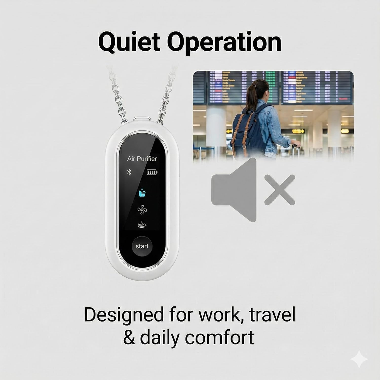 Quiet Operation

Designed for work, travel & daily comfort