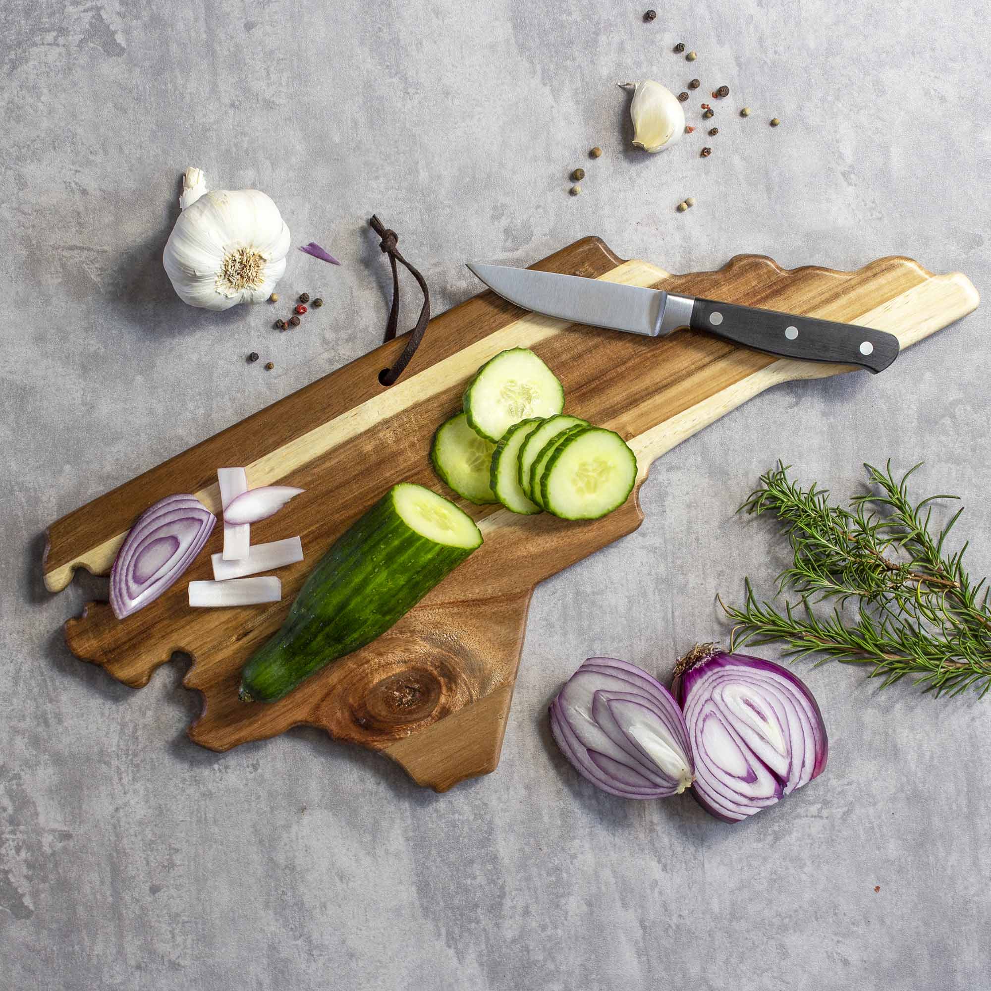 Back. Rock & Branch - Origins Series North Carolina Cutting Board.