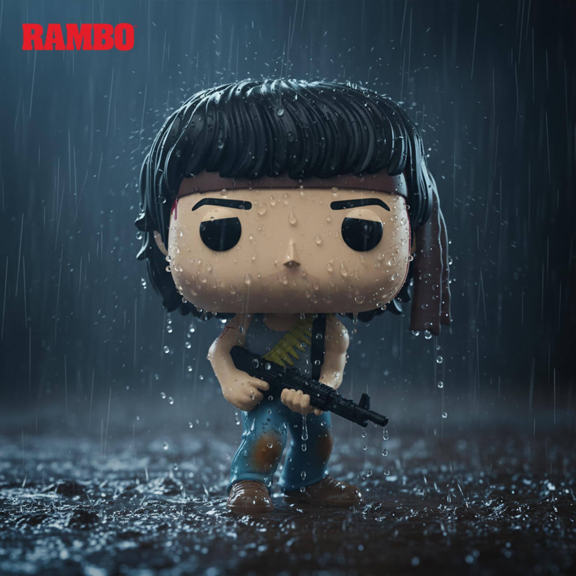 Alt View 2. Funko - Rambo First Blood: John Rambo #2003 - Multi-Colored.
