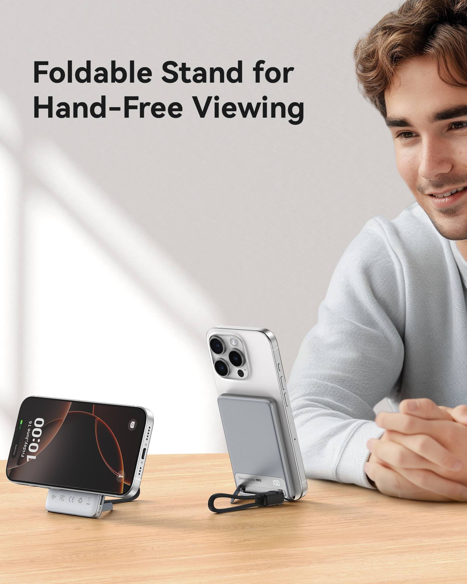 Foldable Stand for Hand-Free Viewing

10:00 | Friday, June 10