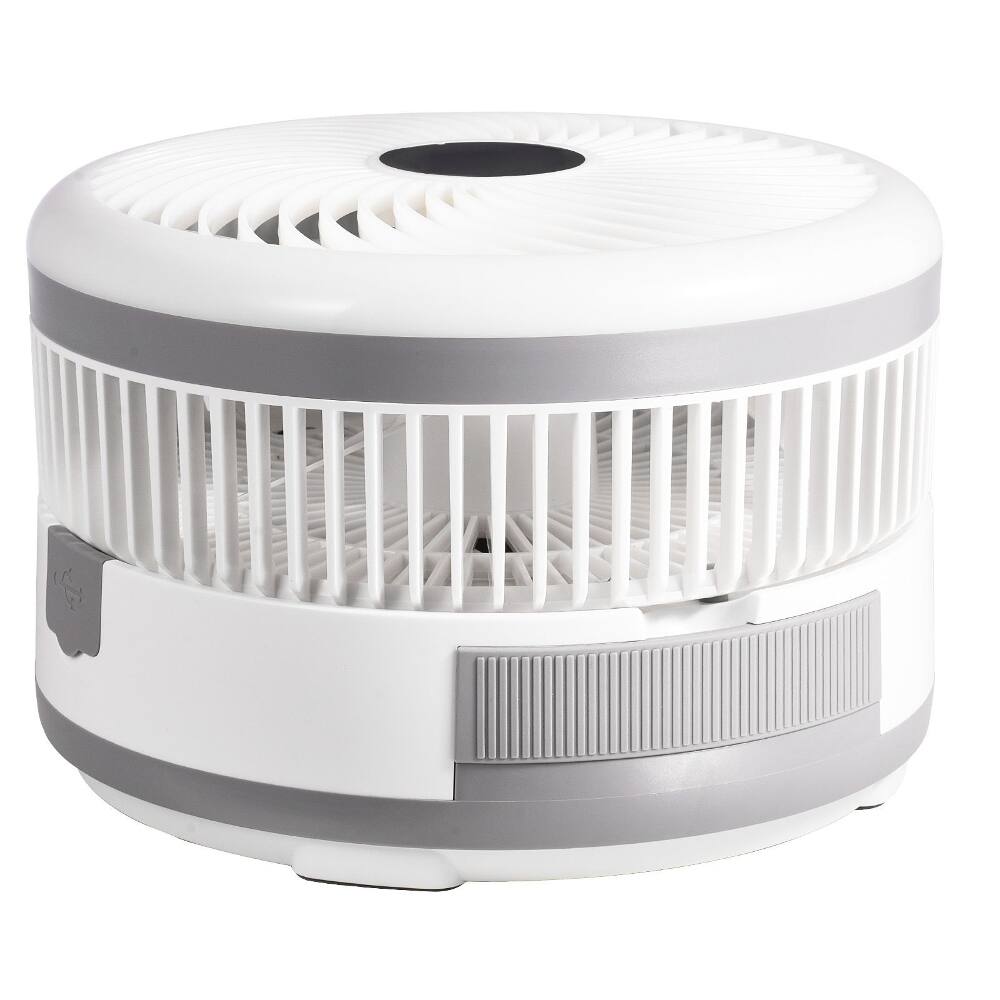 Alt View 1. Loheer - Loheer 10 Inch Portable Foldable Rechargeable Oscillating Fan, 9 Speed Battery Operated Quiet Desk Pedestal Fan Remote.