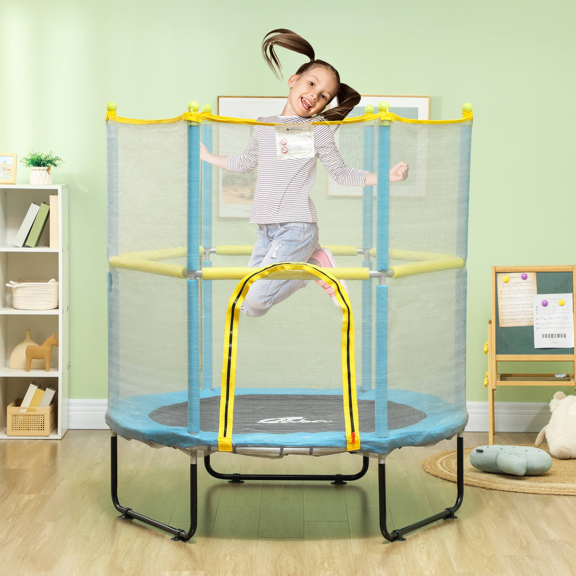 Qaba 4.6FT Trampoline, 55