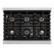 Angle. ZLINE - 36 in. Wide 6 Burner Autograph Satin SteelParamount Rangetop with with Gold Accents (PSRTSZ-36-G) - Satin Stainless Steel.