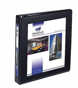Avery - Heavy Duty 1" 3-Ring Framed View Binders, One Touch EZD Ring - Black