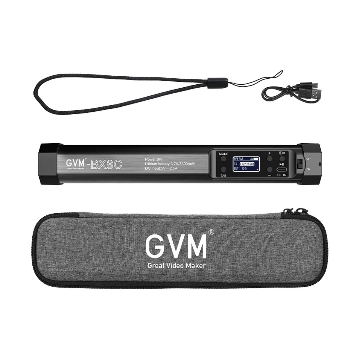 GVM - BX8C RGB LED Light Wand (15.9 in) price history on PriceWatchPro
