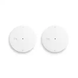 Ring - Glass Break Sensor (newest model) – Amazon Sidewalk, no hub needed, Pro Monitoring (sold separately), 2pk - White