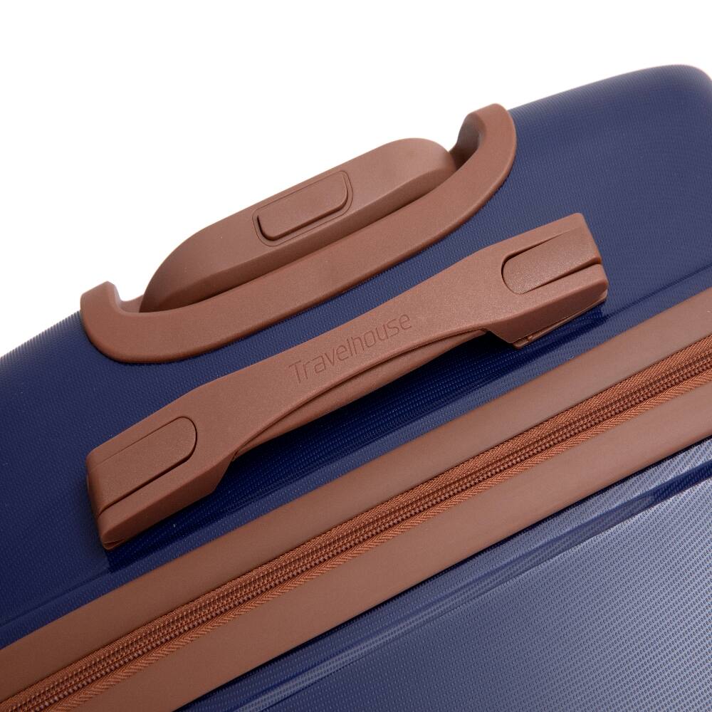 Alt View 6. Ropilly - Ropilly 5 Piece Luggage Set PP Hardshell 20 24 28 Inch Suitcase Set with Travel Bag Blue - Blue.