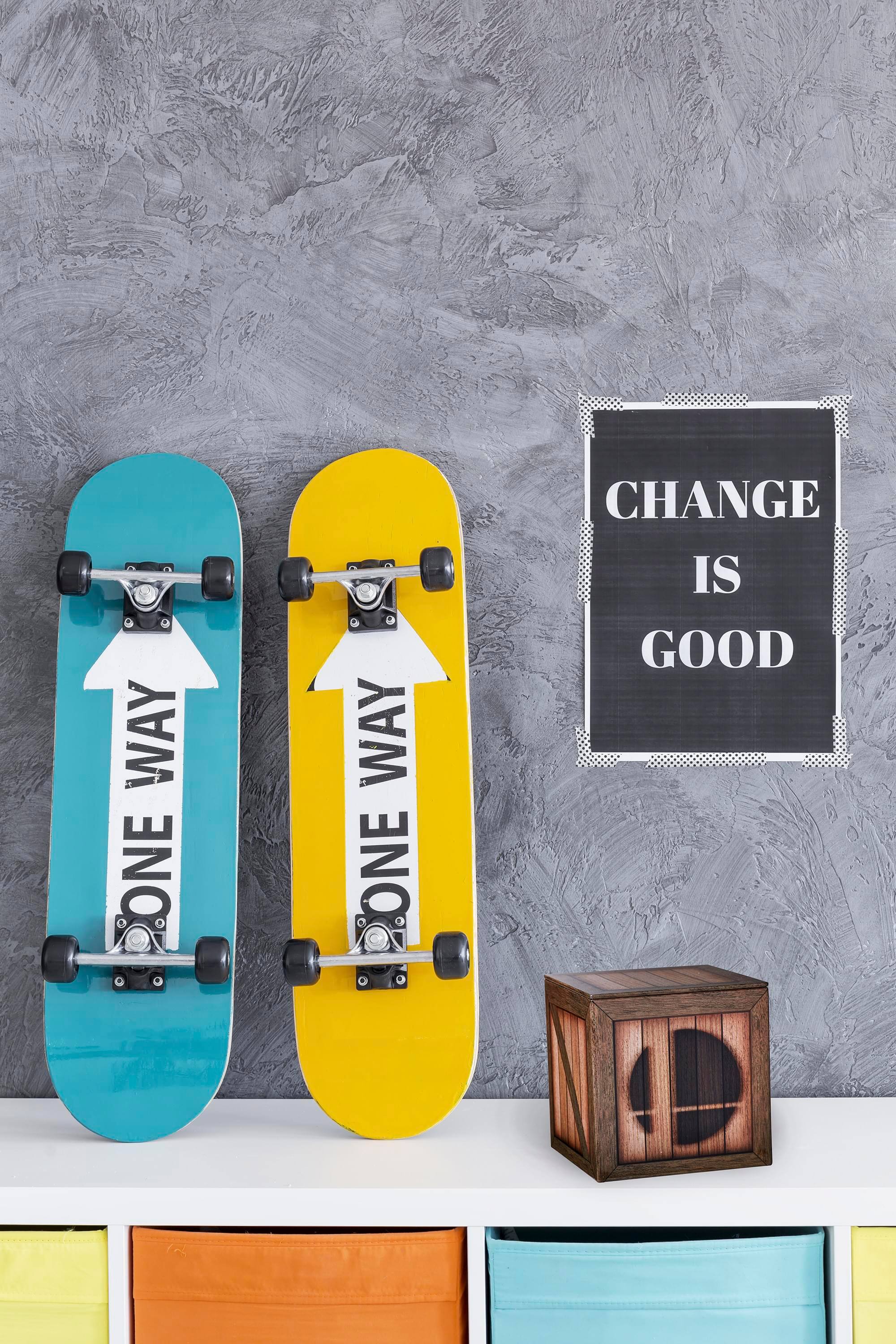 CHANGE IS GOOD

ONE WAY
ONE WAY