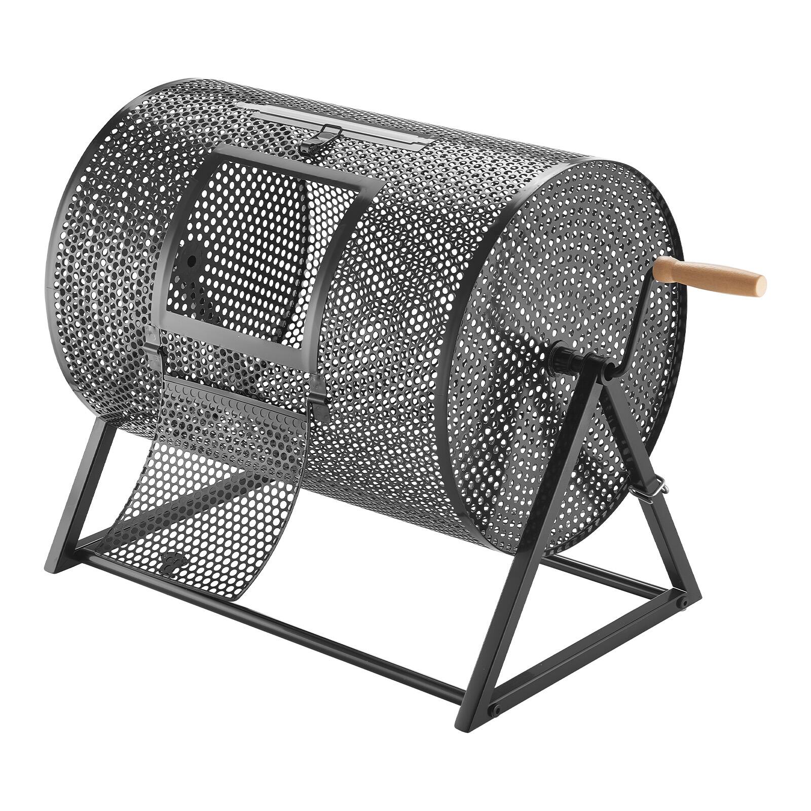 Alt View 5. VEVOR - Raffle Ticket Spinner, 16.1" x 11.9" Holds 5000 Tickets or 200 Ping Pong Balls, Raffle Drum Lottery Spinning Cage - Black.