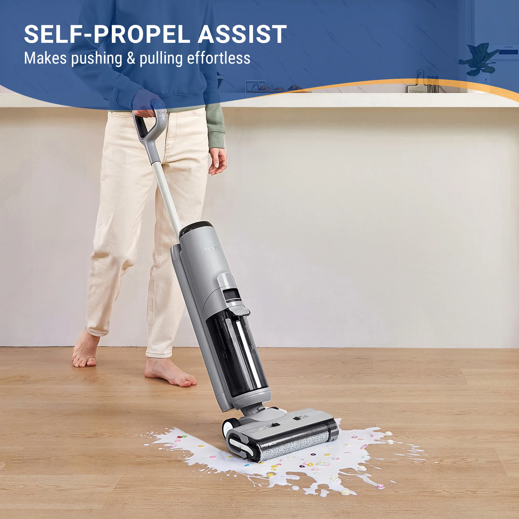 SELF-PROPEL ASSIST  
Makes pushing & pulling effortless