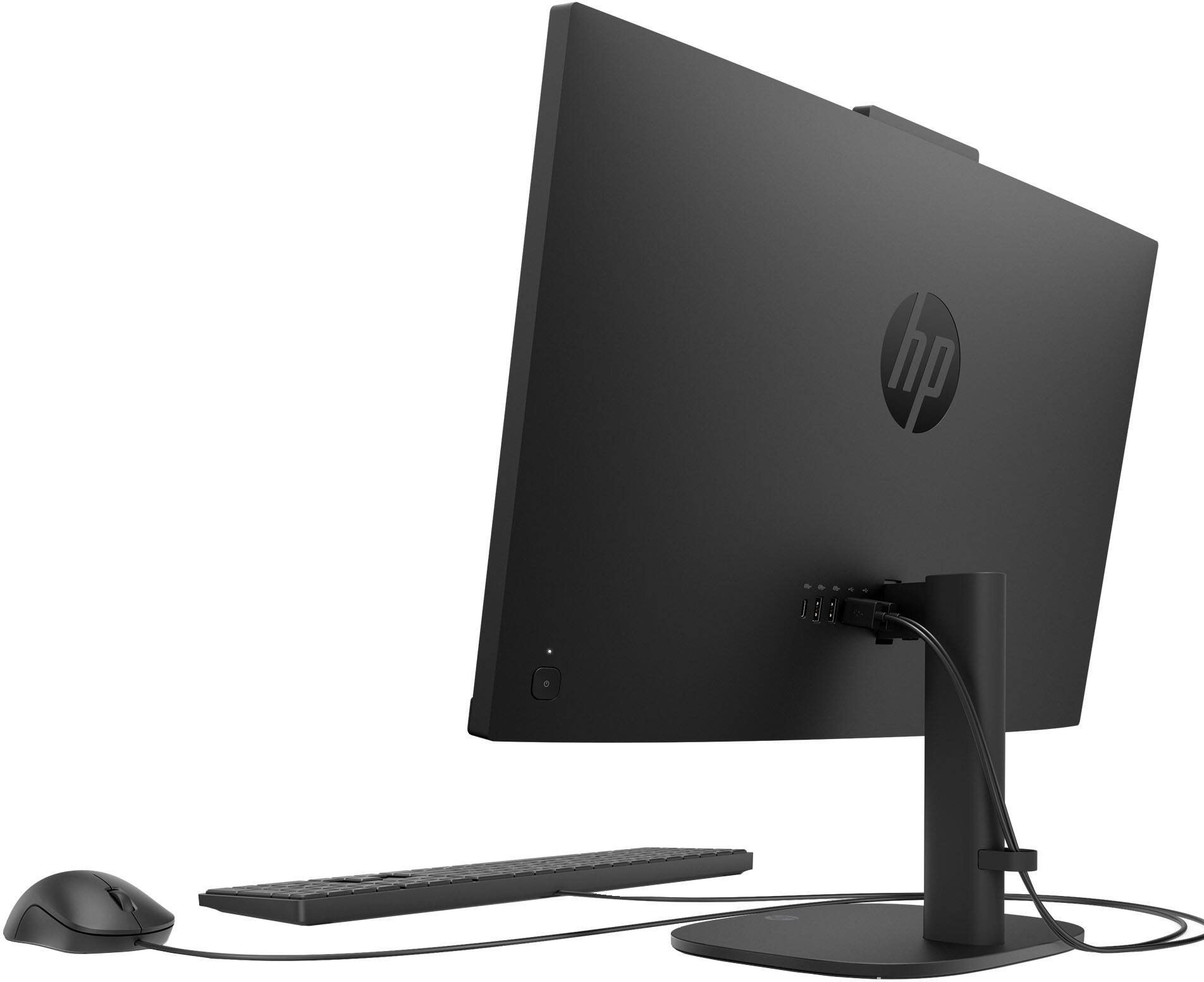 Alt View 7. HP - OmniStudio 23.8" Full HD All-in-On - AMD Ryzen 3 - 8GB Memory - 512GB SSD - Jet Black.