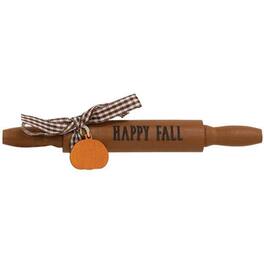 BreeBe - *Happy Fall Wooden Rolling Pin - Multicolor