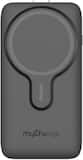 myCharge - EcoHub 4-in-1 6,000 mAh Portable Charger and Stand for Most Apple Devices - Black