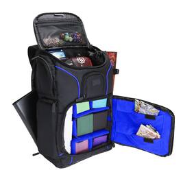USA Gear - Magic the Gathering Backpack with Customizable Interior - Blue