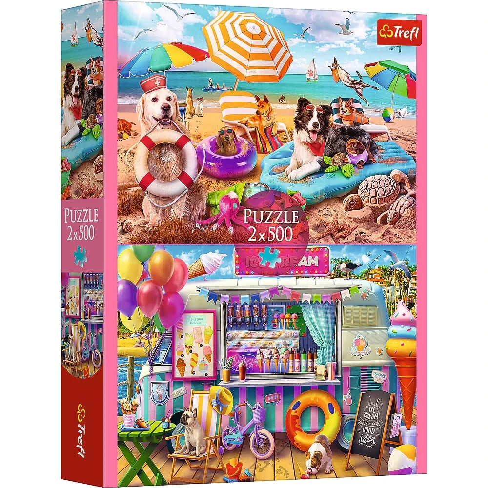 Trefl - Red 2x500 Summertime puzzle