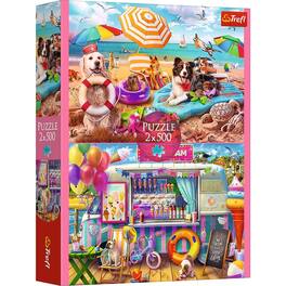 Trefl - Red 2x500 Summertime puzzle