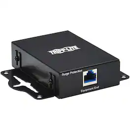 Eaton Tripp Lite Series In-Line Network Surge Protector - 10 Gbps, Cat6a/8, Metal Case, IEC Compliant, TAA - 2 x RJ-45 - Unknown