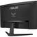 Alt View 11. ASUS - TUF Gaming 24" LCD Curved FreeSync Monitor (DisplayPort, HDMI) - Black.