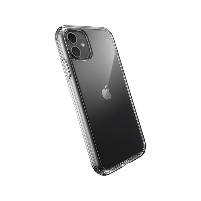 Angle. Speck - Speck - Speck Presidio Perfect-Clear Case For Apple iPhone 11 - Clear - Clear.
