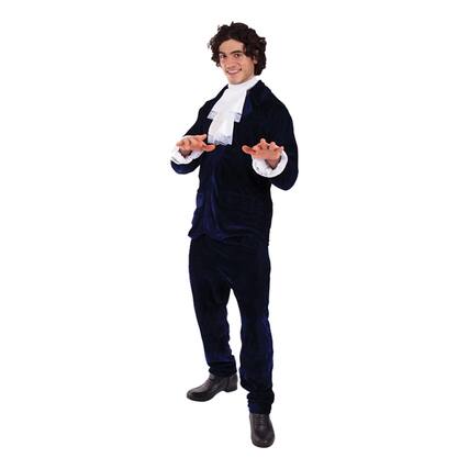 Front. Angels Costumes - 60's Groovy Man/ Austin Powers Adult Costume - X-Large - Blue.