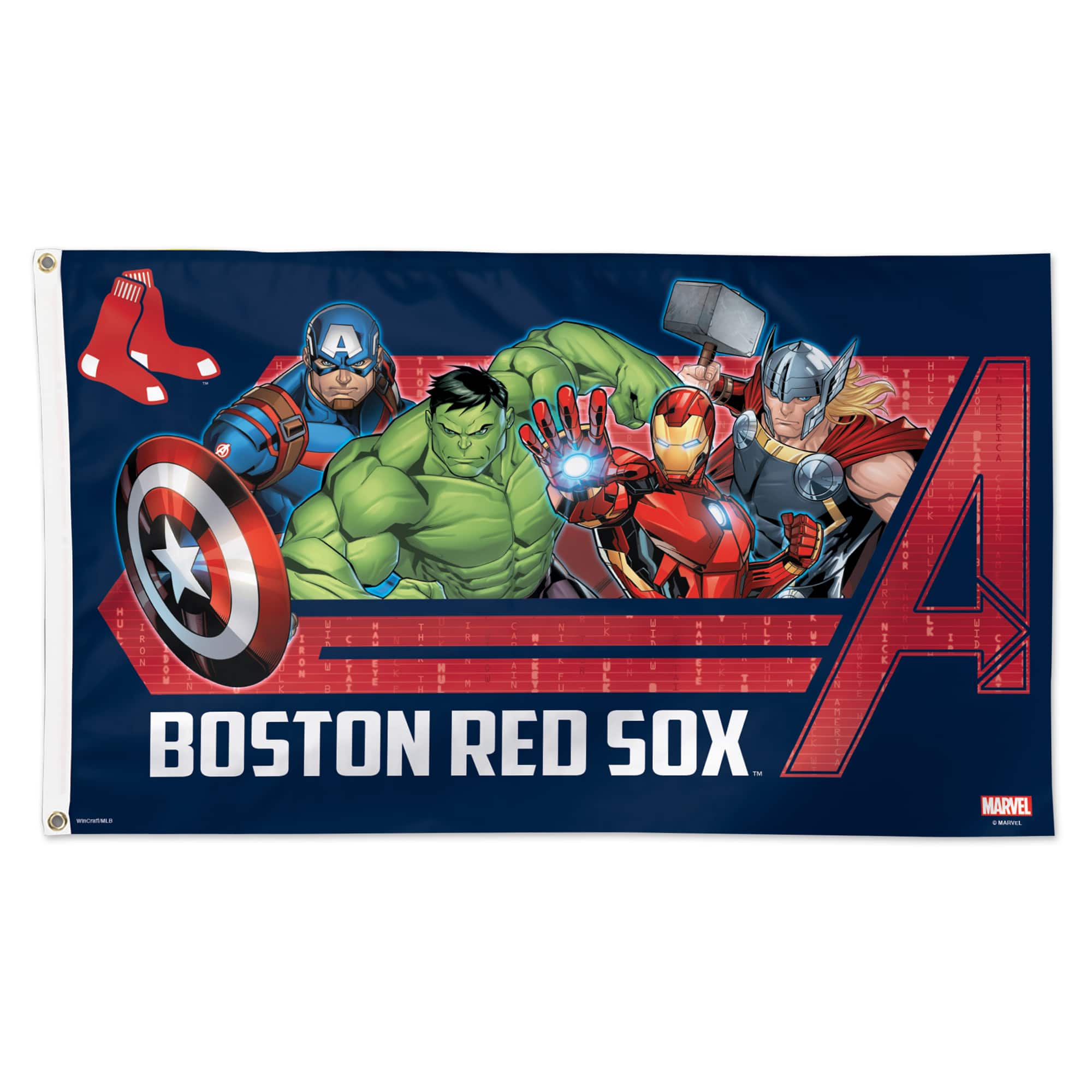 WinCraft - 3' x 5' Single-Sided Deluxe Avengers Flag - Multicolor
