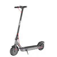 HiBoy - S3 Electric Scooter with 8.5" Pneumatic & Solid Tires – 17-Mile Max Range, 19 MPH, 350W Motor, Foldable for Adults - Black - Angle_Zoom