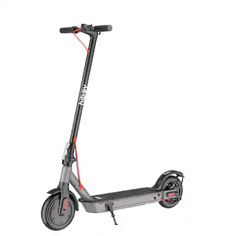 HiBoy - S3 Electric Scooter with 8.5" Pneumatic & Solid Tires – 17-Mile Max Range, 19 MPH, 350W Motor, Foldable for Adults - Black