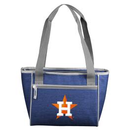 Logo Brands - Houston Astros Quartrefoil 16-Can Cooler Tote - Multicolor