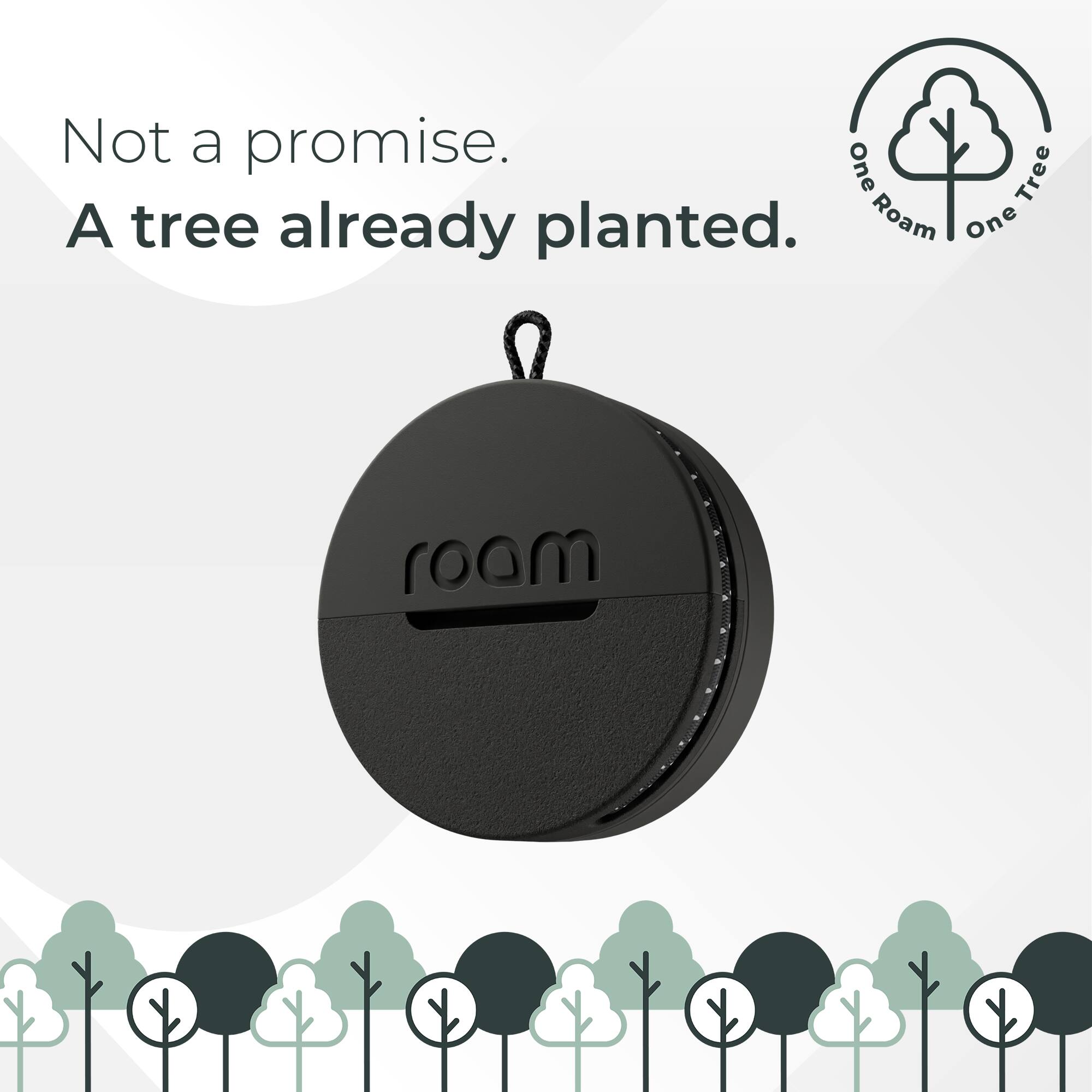 Not a promise.  
A tree already planted.  

One Roam  
One Tree
