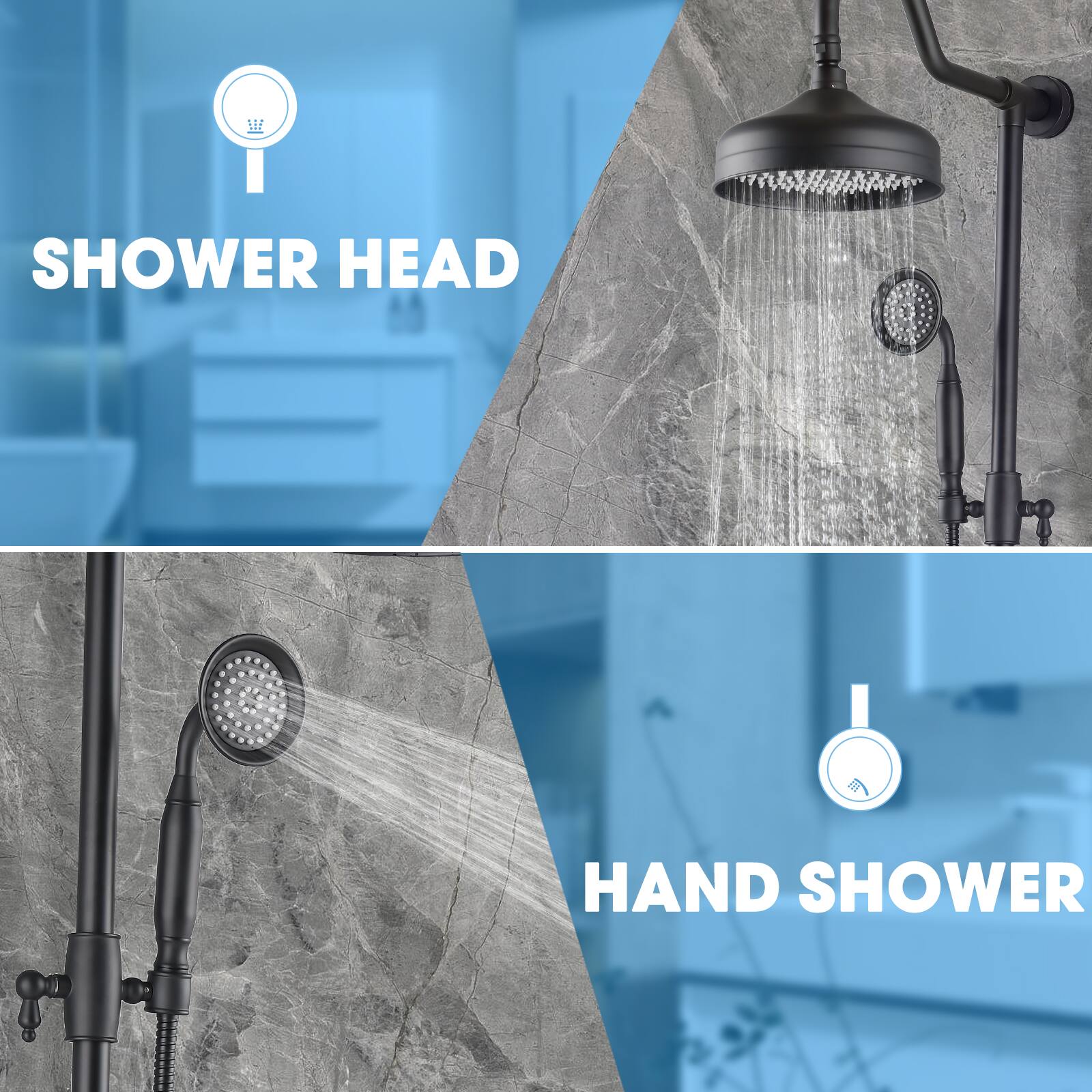 SHOWER HEAD  
HAND SHOWER