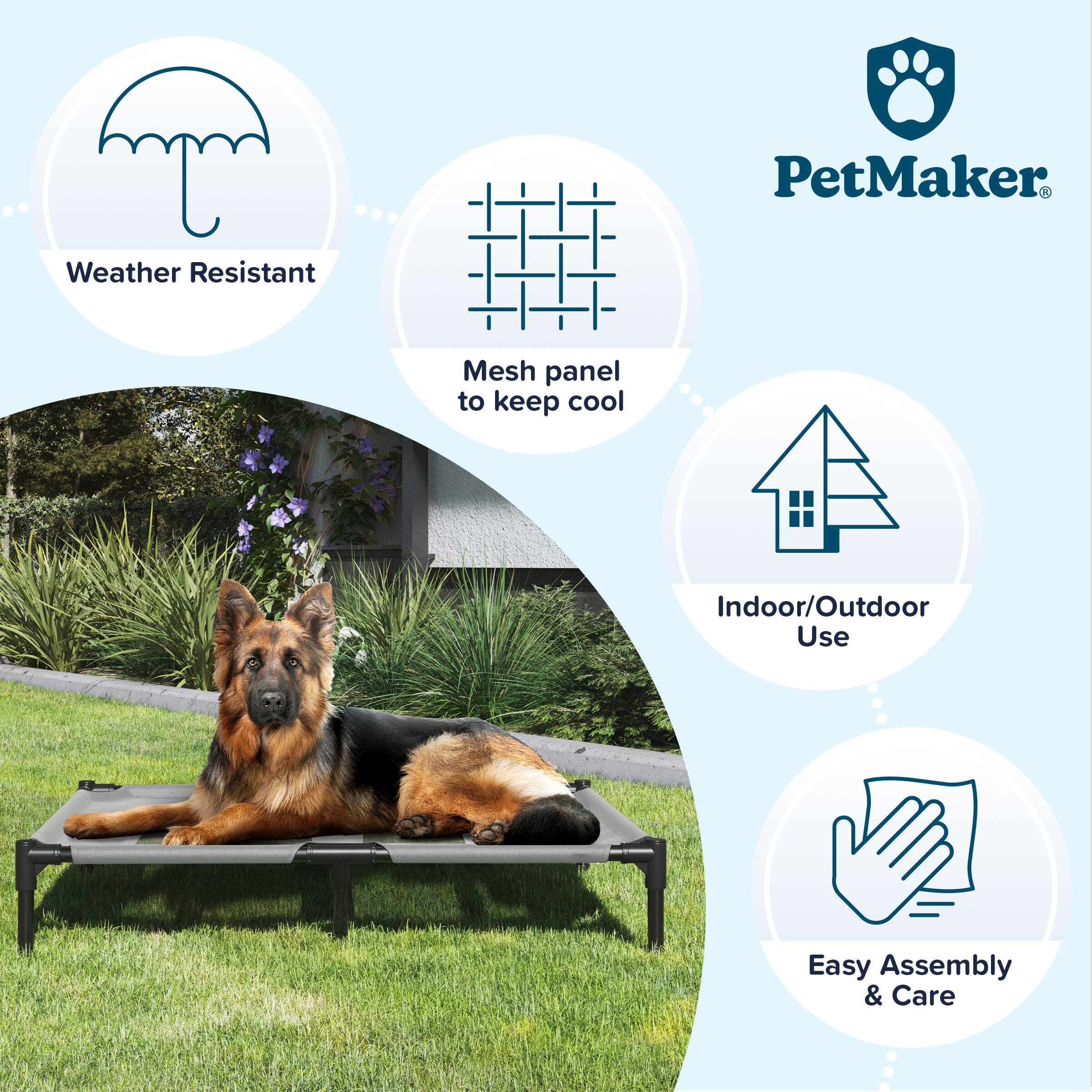 PetMaker Weather Resistant Mesh panel to keep cool Indoor/Outdoor Use Easy Assembly & Care