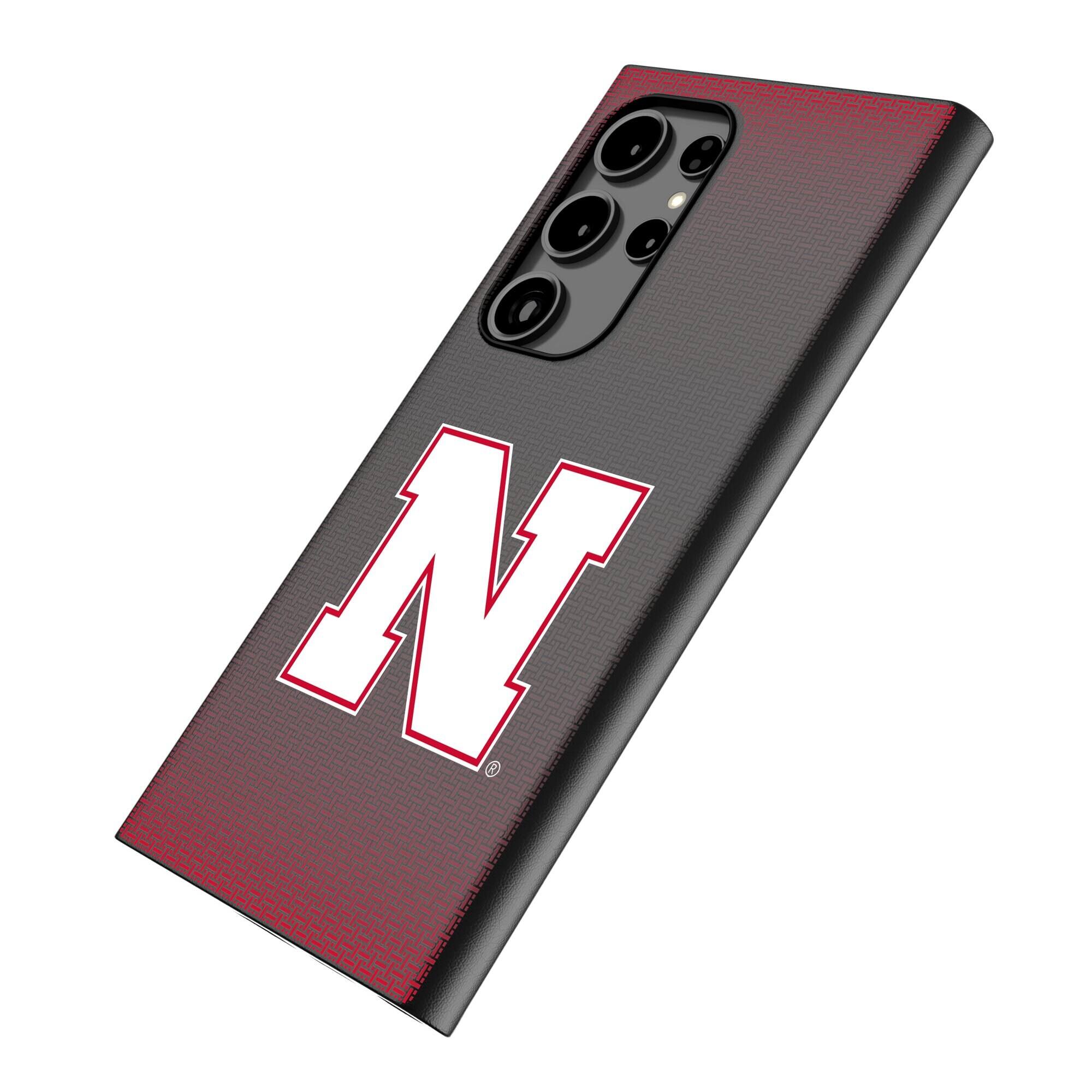 Alt View 1. Keyscaper - Nebraska Huskers Block N Galaxy Magnetic Bump Case - S24 - Black.
