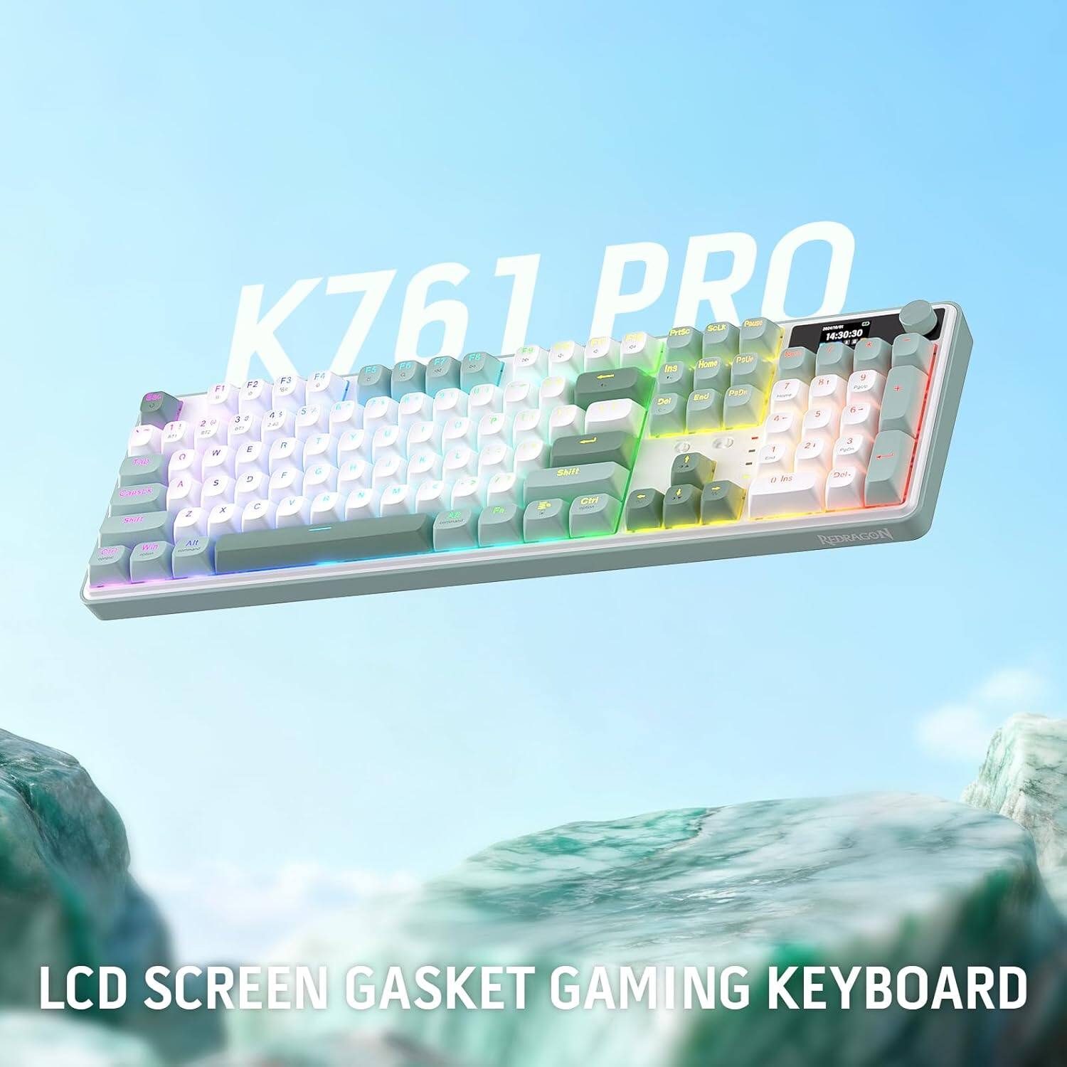 K761 PRO  
LCD SCREEN GASKET GAMING KEYBOARD