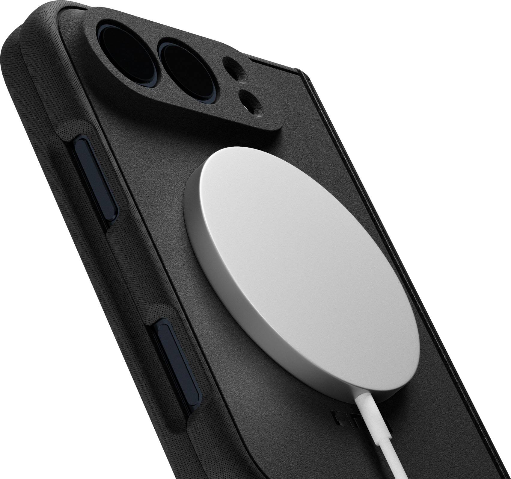 Alt View 1. dbrand - Grip Case with MagSafe for Apple iPhone Duo - Black.