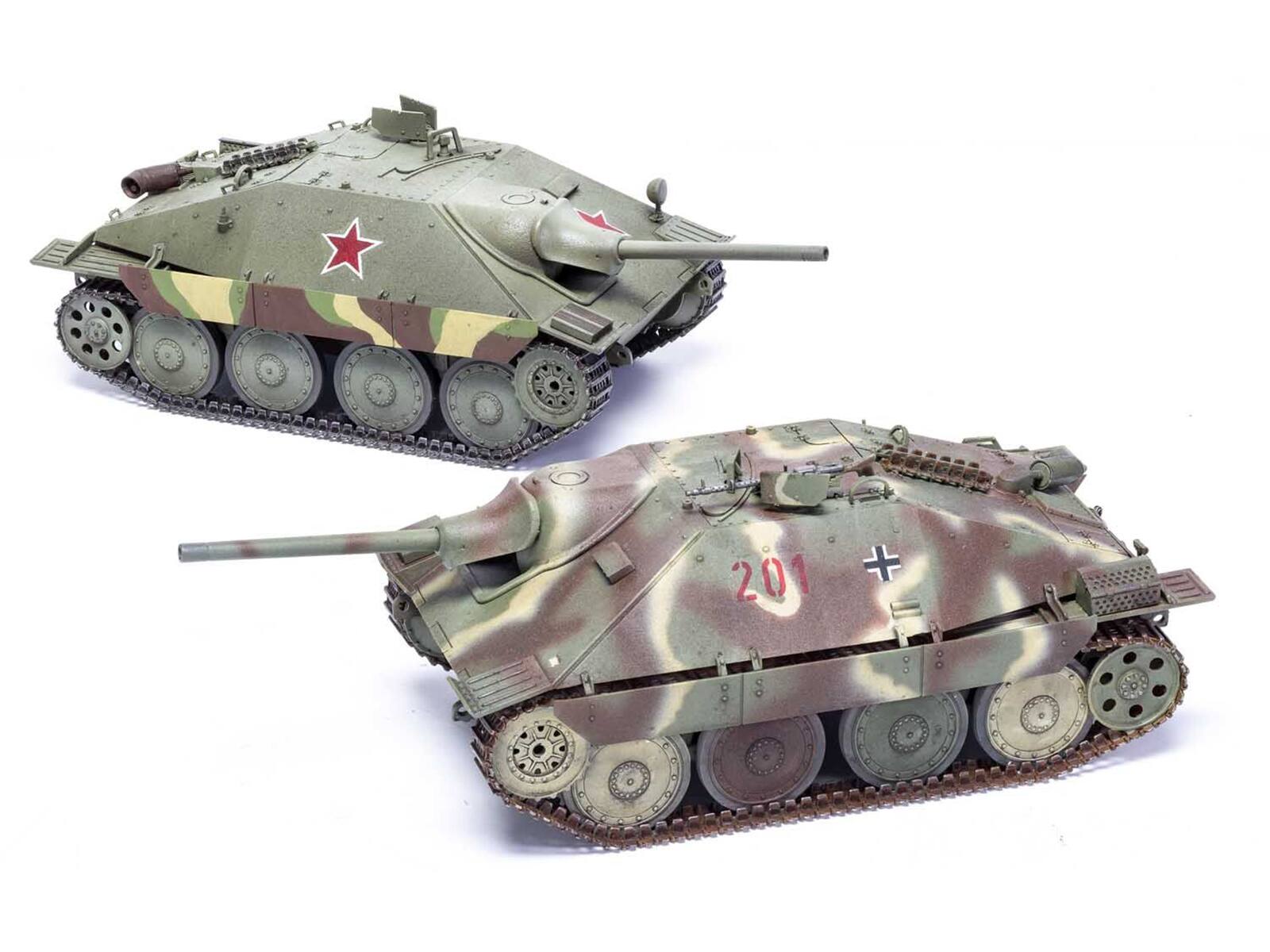 The text on the image reads:

- On the left tank: "201"
- On the right tank: "201" and a cross symbol.