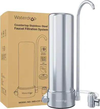 Waterdrop
Countertop Stainless-Steel Faucet Filtration System
Precise Filtration
SUS 304
304 Food-grade
UPC
WATER QUALITY
MODEL NO.: WD-CTF-0