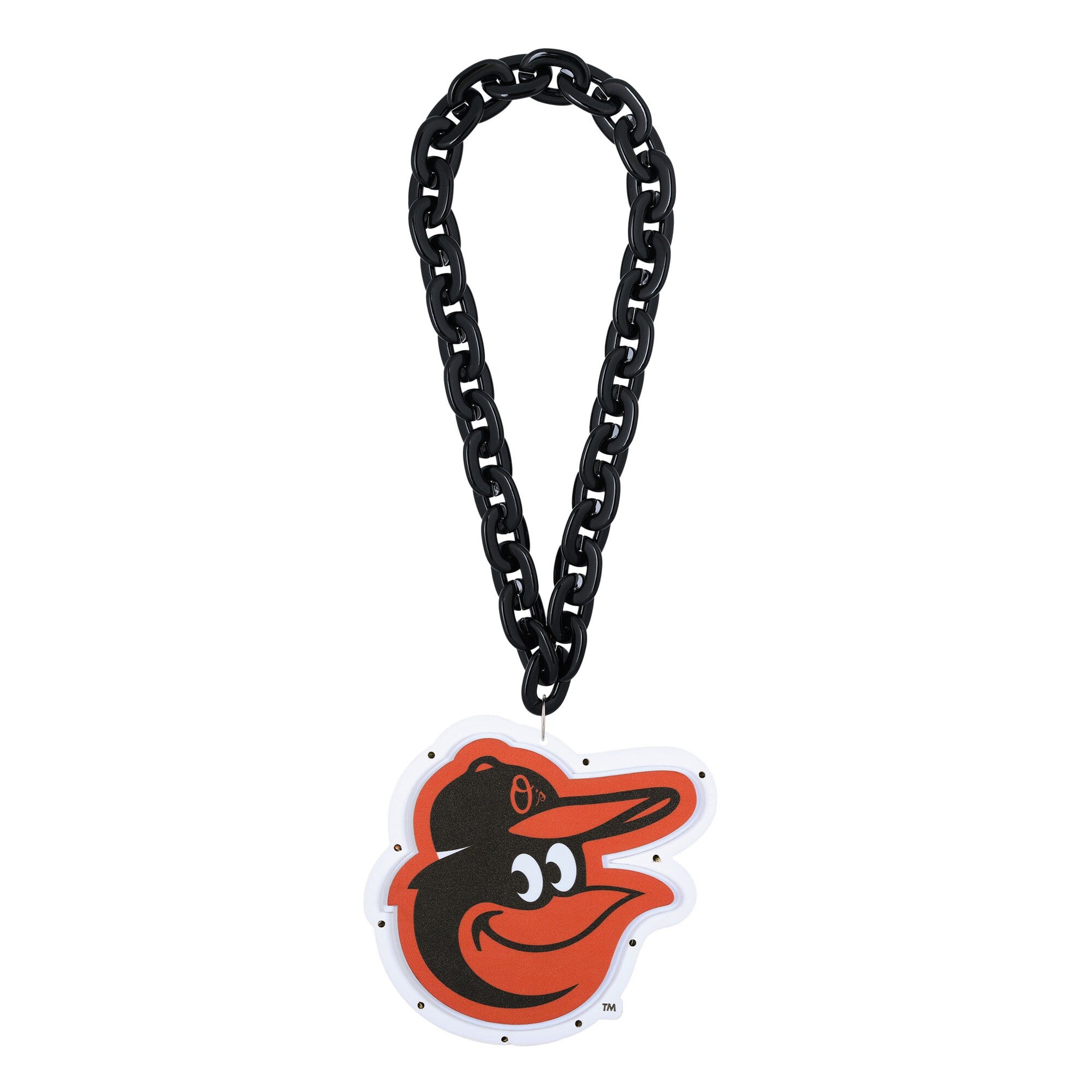 FOCO - Baltimore Orioles Light Up Big Logo Fan Chain - Multicolor