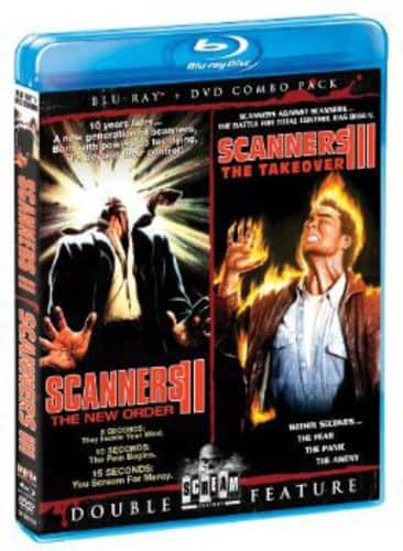 Front. Scanners II: The New Order / Scanners III: The Takeover   - BLU-RAY.