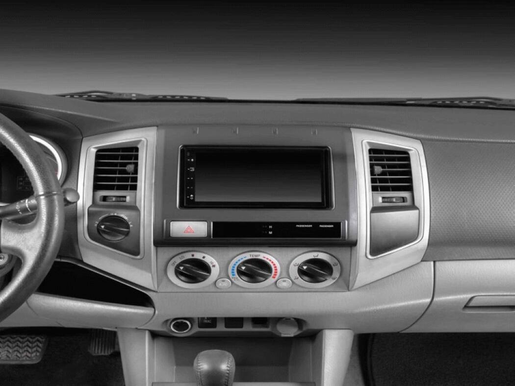 Alt View 12. Metra - Stereo Installation Kit for 2005-2011 Toyota Tacoma Vehicles - Matte Black.