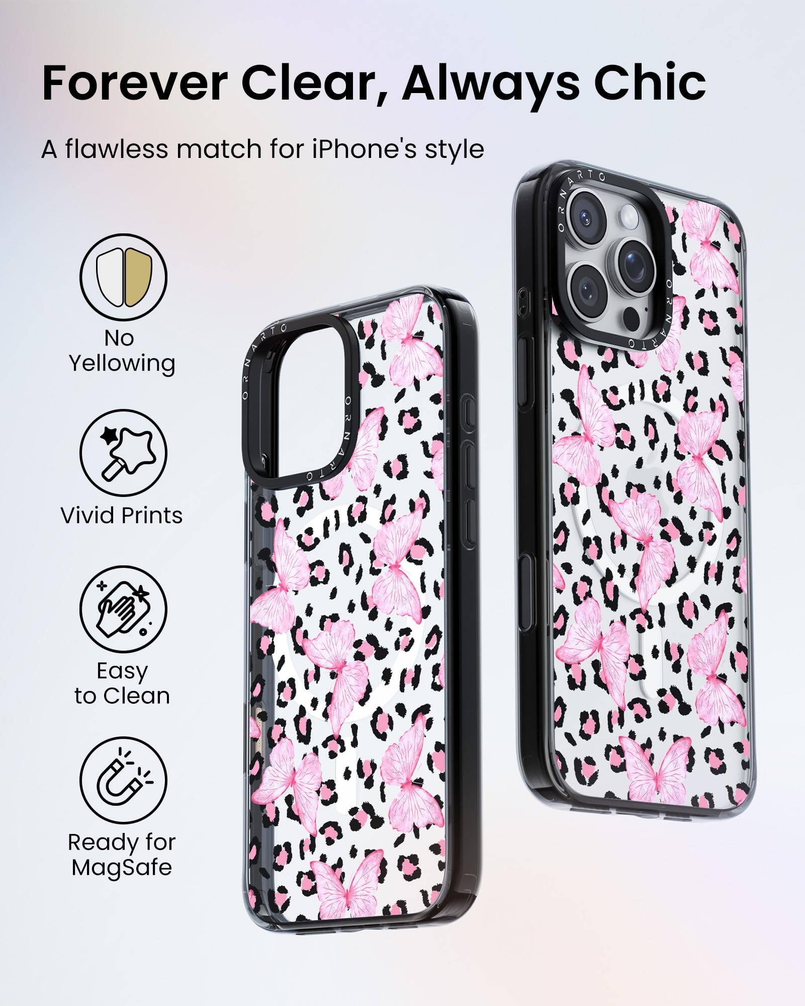 Forever Clear, Always Chic

A flawless match for iPhone's style

- No Yellowing
- Vivid Prints
- Easy to Clean
- Ready for MagSafe