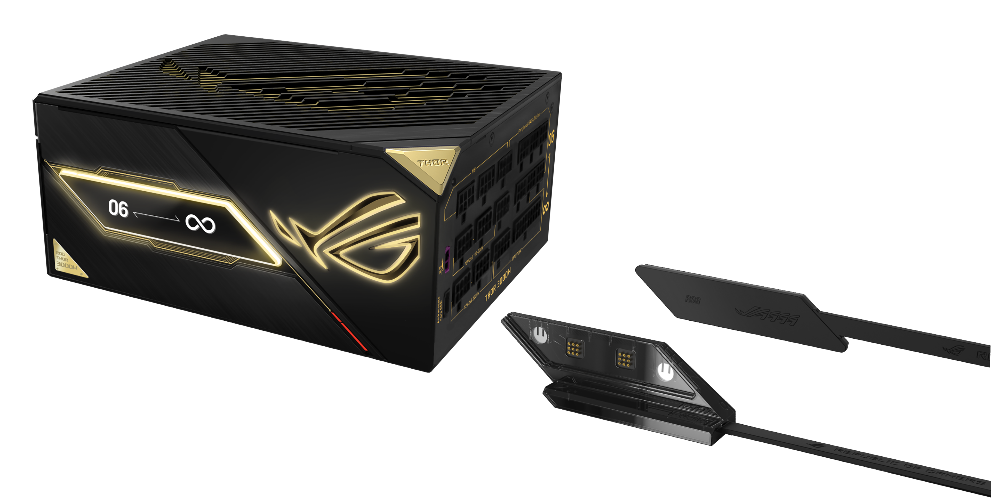 ASUS - ROG Thor 3000W 80 Plus Titanium Fully Modular ATX 3.1