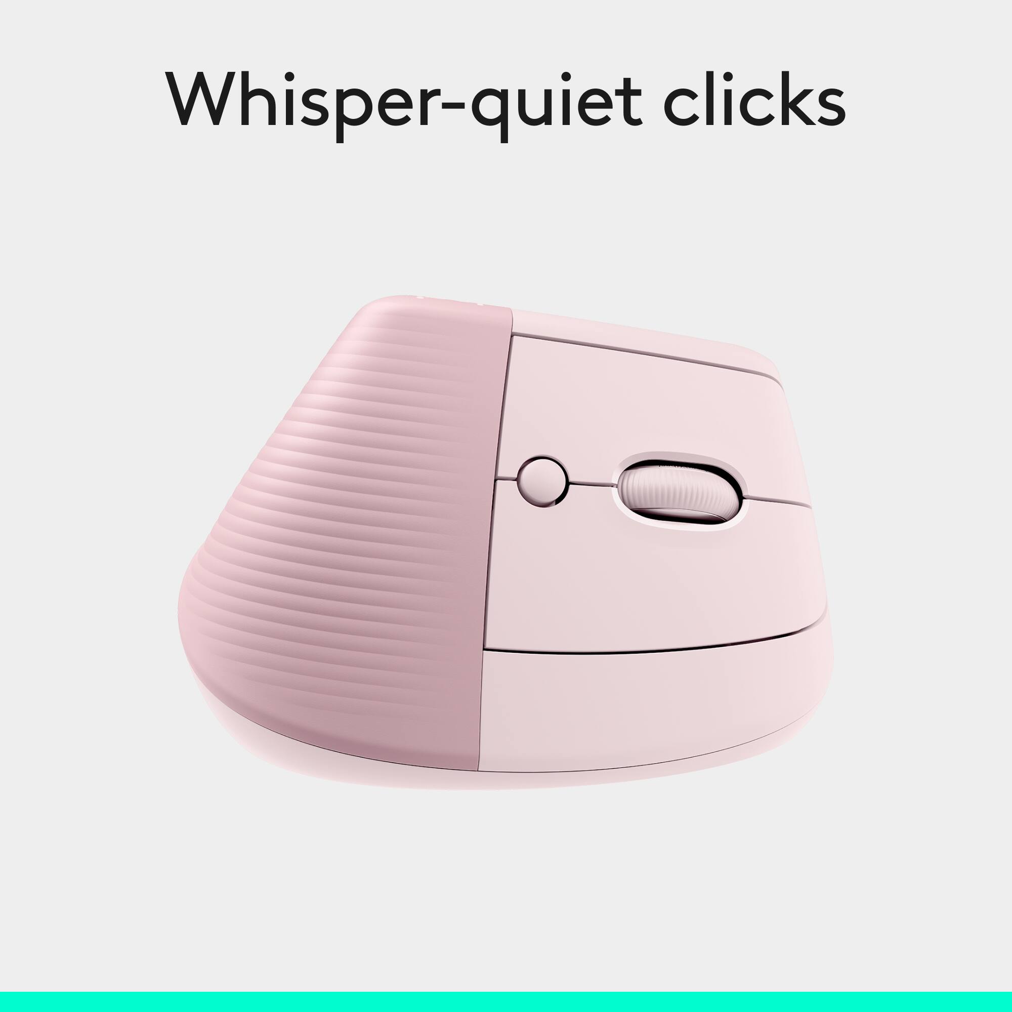 Whisper-quiet clicks