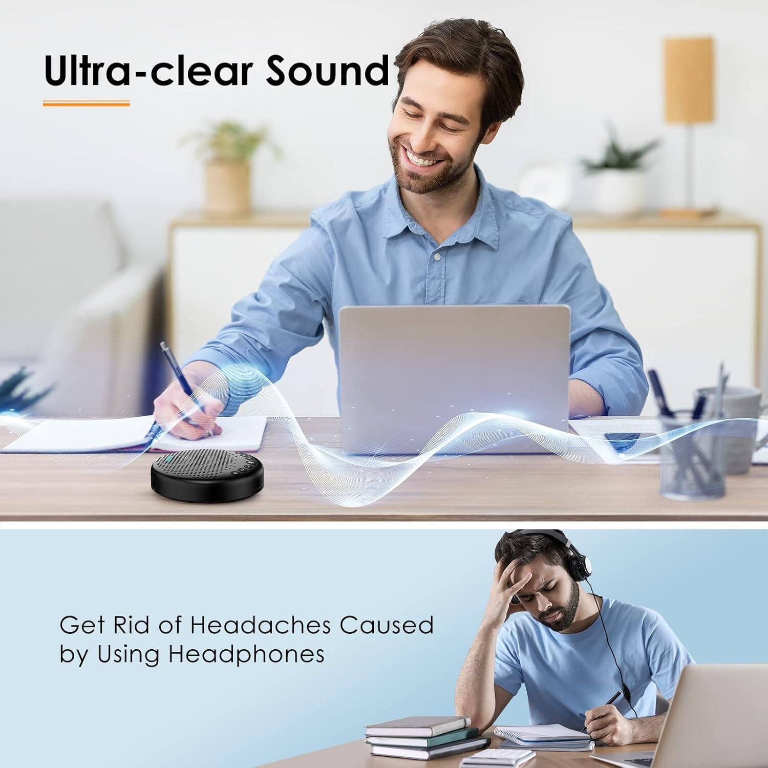 Ultra-clear Sound

Get Rid of Headaches Caused by Using Headphones