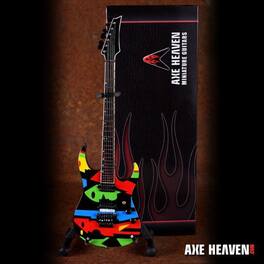 John Petrucci - Axe Heaven Color Picasso Mini Guitar Replica Collectible JP-042 - Collectibles - Multicolor
